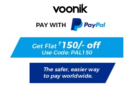 India Desire : Voonik Paypal Offer : Get Flat Rs 150 Off On Voonik Shopping Via Paypal